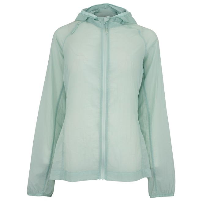 Jaqueta Corta-Vento Feminina Oxer com Capuz Run Ultraleve Packable - Foto 1