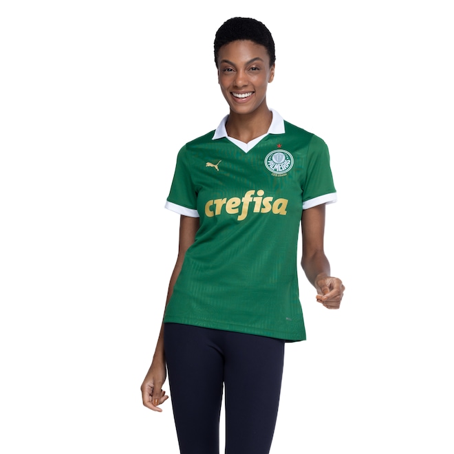 Camisa do Palmeiras I 24 Puma Feminina Torcedora - Foto 2