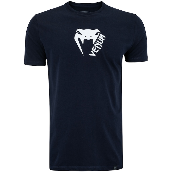 Camiseta Masculina Venum Manga Curta Basic Light Blue Navy - Foto 1