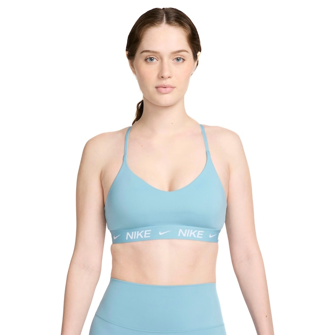 Top Fitness com Bojo Nike Baixa Sustentação Dri-Fit Indy SPT BRA - Foto 1