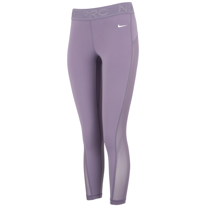 Calça Feminina Nike Dri-fit 7/8 Mesh Tight - Foto 1