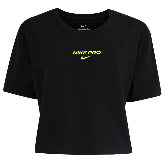 Blusa Cropped Nike Feminina Dri-Fit Pro SS - Foto 1