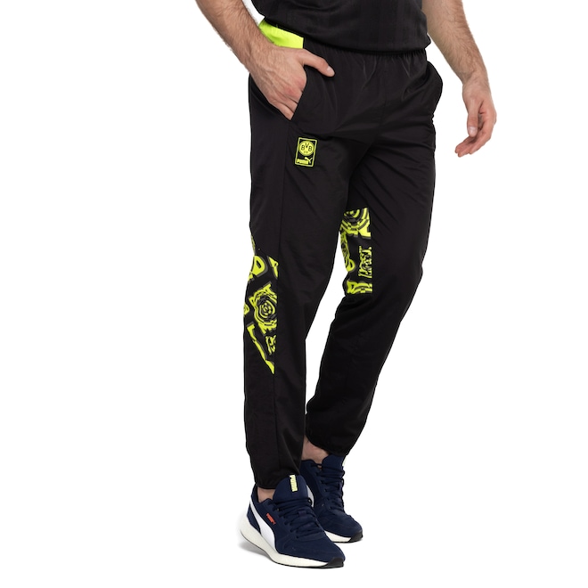 Calça do Borussia Dortmund Masculina Puma Ftblnrgy Woven - Foto 2