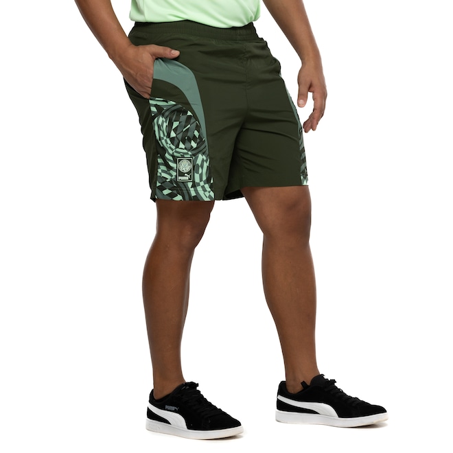 Calção do Palmeiras Puma Masculino Football Energy Woven - Foto 2