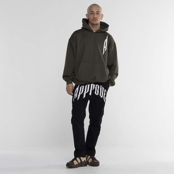 Blusa de Moletom Approve com Capuz Over Beyond - Foto 1