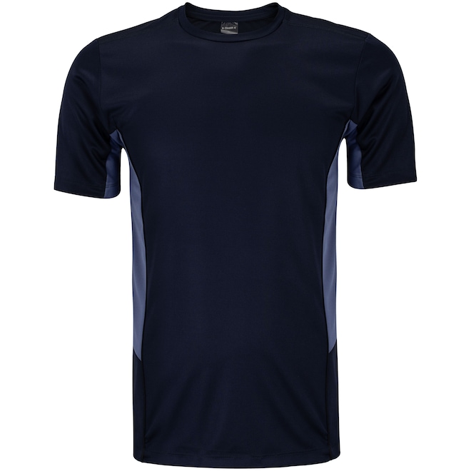 Camiseta Masculina Oxer Manga Curta Recorte com Vivo - Foto 1