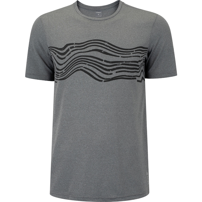 Camiseta Masculina Oxer Manga Curta Crepe Estampada - Foto 1