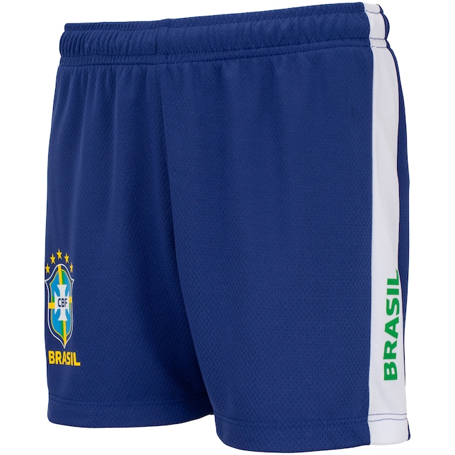 Calção Infantil CBF Brasil Dry - Foto 1