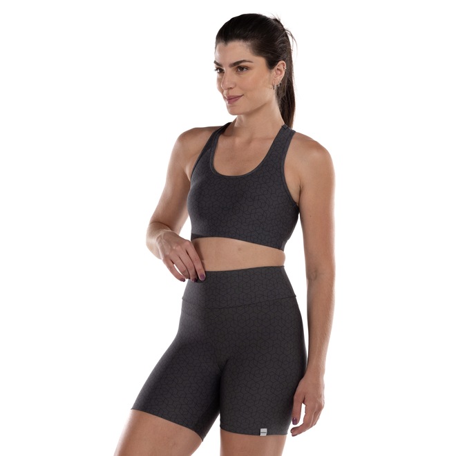 Top Fitness com Bojo Removível Vestem Alta Sustentação Sedução Adulto - Foto 1