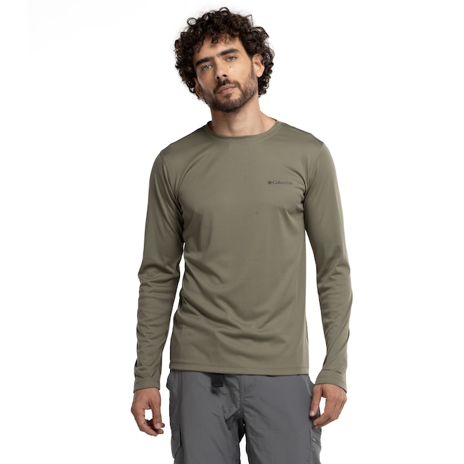 Camiseta Masculina Columbia Manga Longa Zero Rules Sleeve - Foto 2