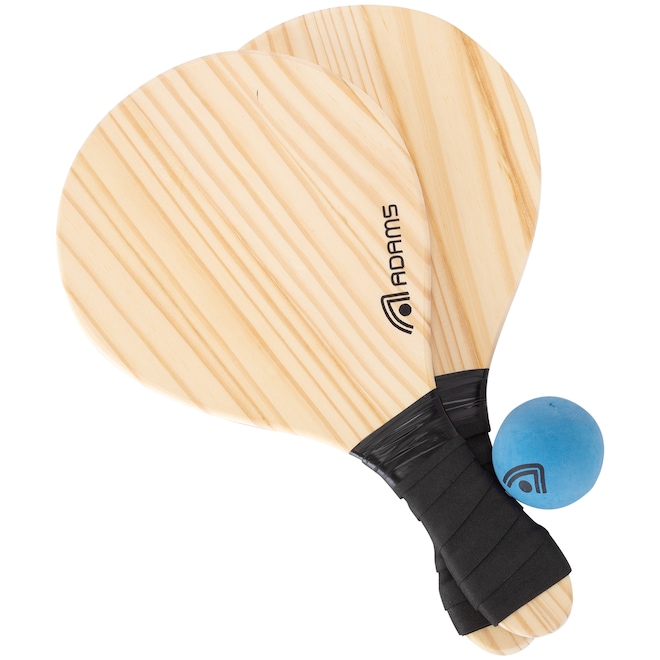 Kit de Frescobol Adams 2 Raquetes + 1 Bolinha - Foto 1