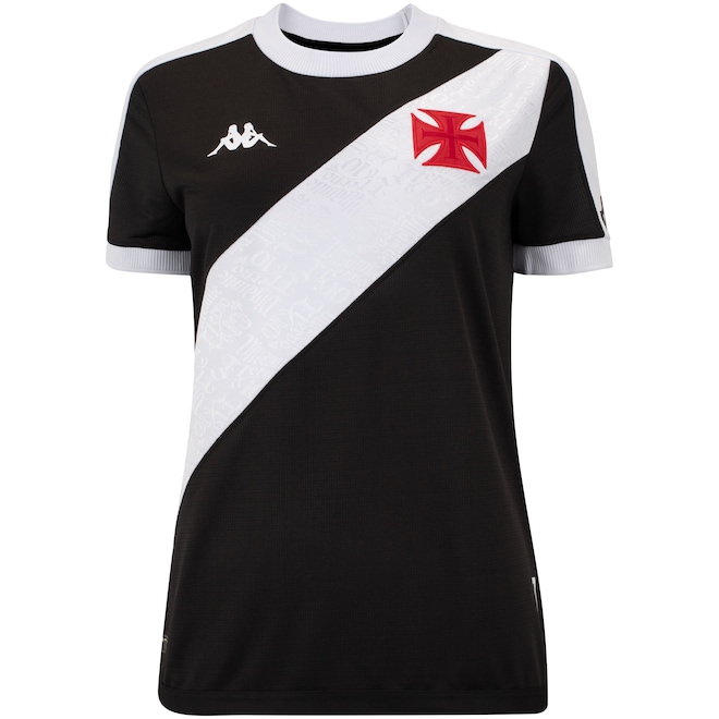 Camisa do Vasco da Gama I 24 Kappa Feminina Torcedora - Foto 1