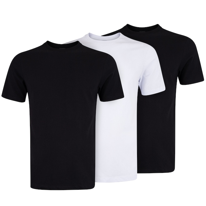 Kit de Camisetas Masculina Oxer Antiodor 3 Unidades - Foto 1