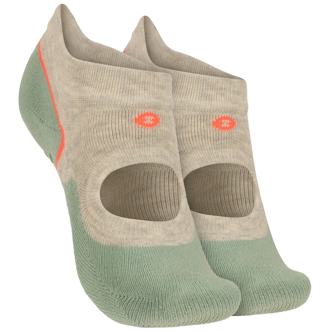 Meia cano Invisível Pilates Antiderrapante Atoalhada Tamanho 34-36 Oxer Unissex - Foto 1