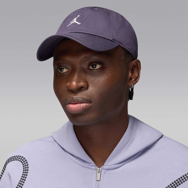 Boné Aba Curva Jordan Nike Club Cap US Strapback Adulto - Foto 1