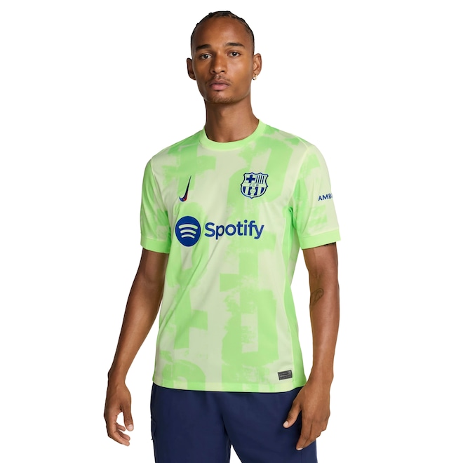 Camisa do Barcelona III 24/25 Nike Torcedor Pro Masculina - Foto 1