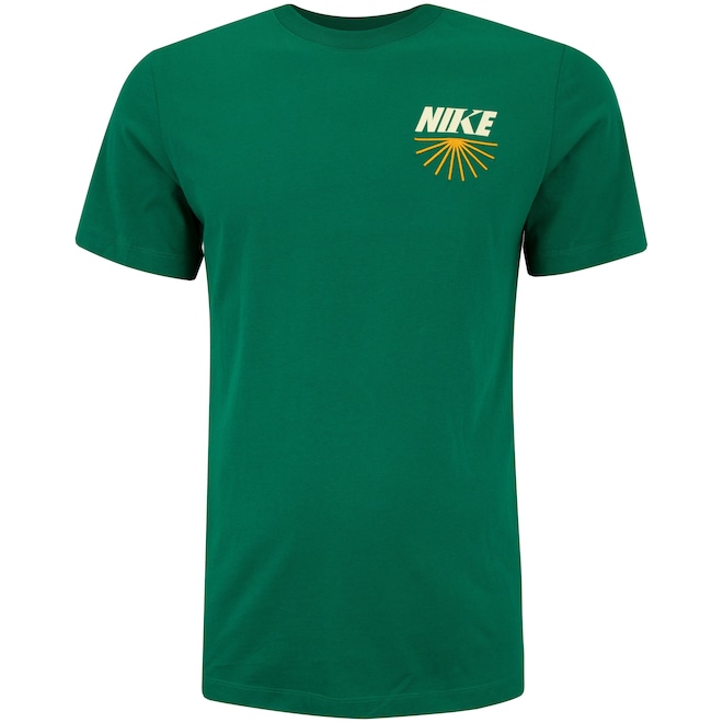 Camiseta Masculina Nike Manga Curta Sportswear Heritage Branding Open - Foto 1