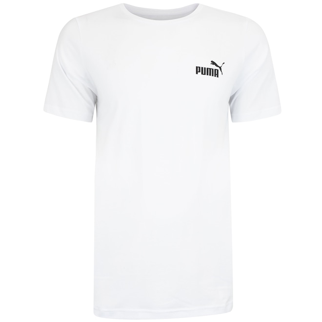 Camiseta Masculina Puma Manga Curta Small Logo ESS - Foto 1