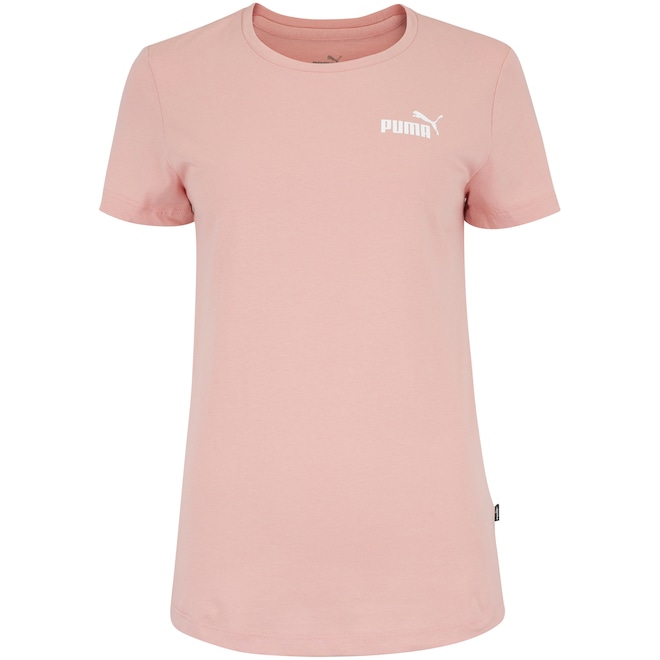 Camiseta Feminina Puma Manga Curta Essentials Small Logo Tee - Foto 1