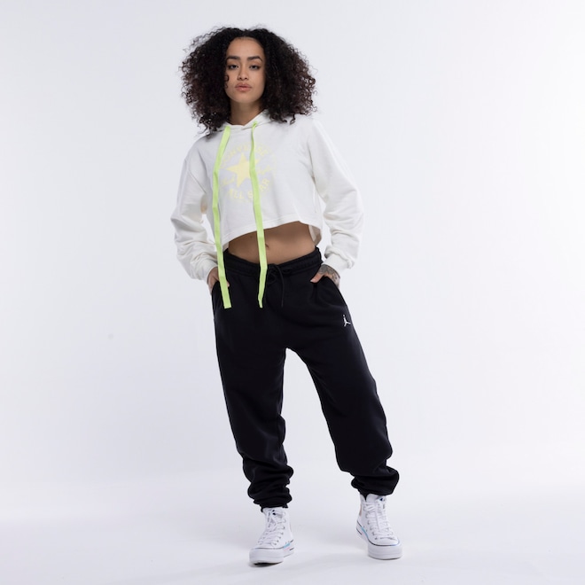 Calça Jordan Nike Brooklyn Fleece - Unissex - Foto 1