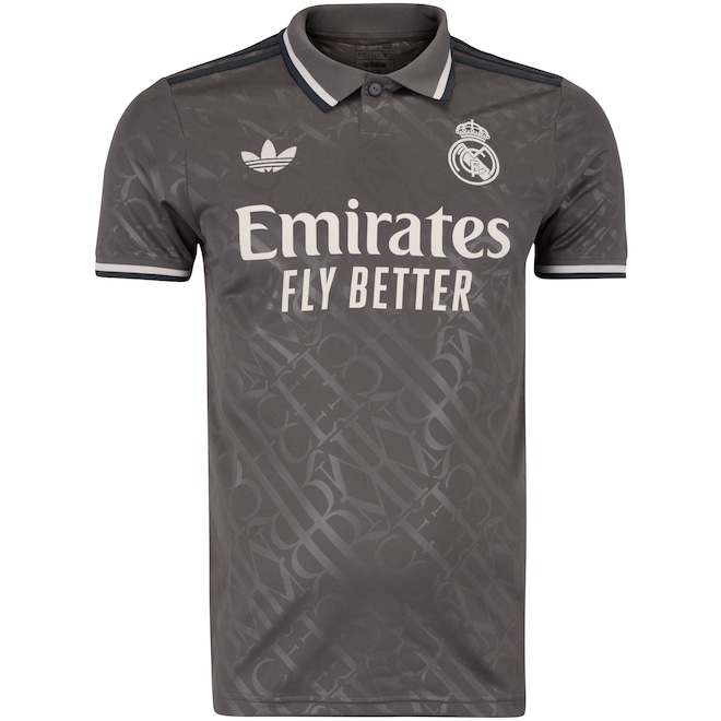 Camisa Polo do Real Madrid III 24/25 adidas Masculina Torcedor - Foto 1