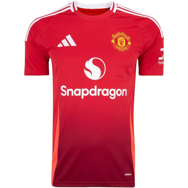Camisa do Manchester United I 24/25 adidas Masculina Torcedor - Foto 1