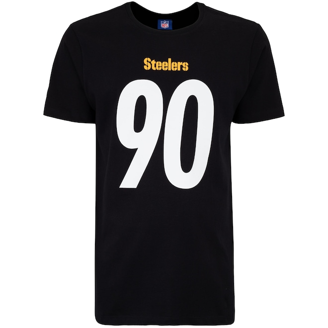 Camiseta do Pittsburgh Steelers NFL Masculina Player Watt NF019 - Foto 1