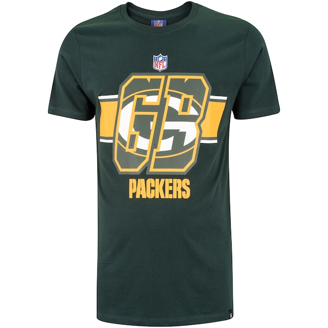 Camiseta do Green Bay Packers NFL Masculina Player Love NF059 - Foto 1