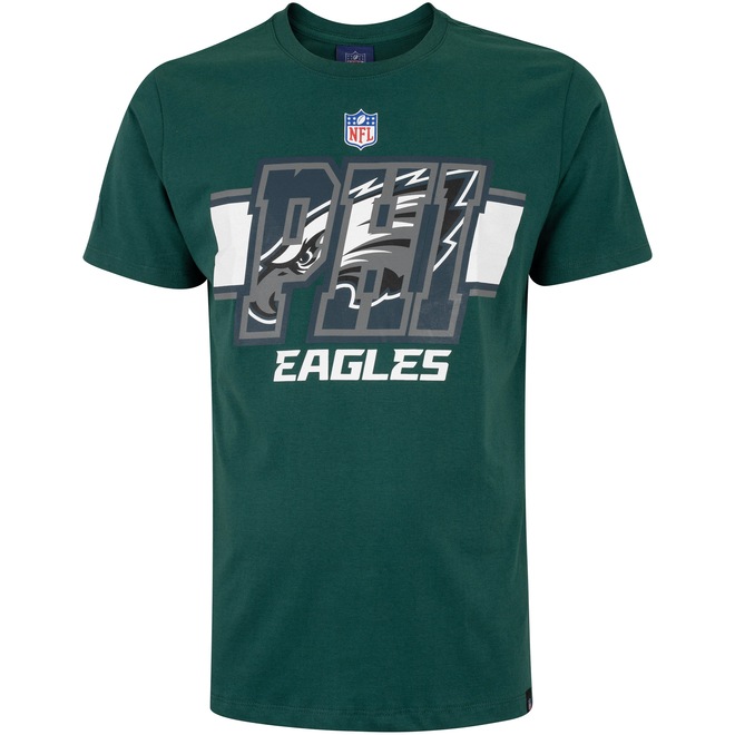 Camiseta do Philadelphia Eagles NFL Masculina Player Hurts NF060 - Foto 1