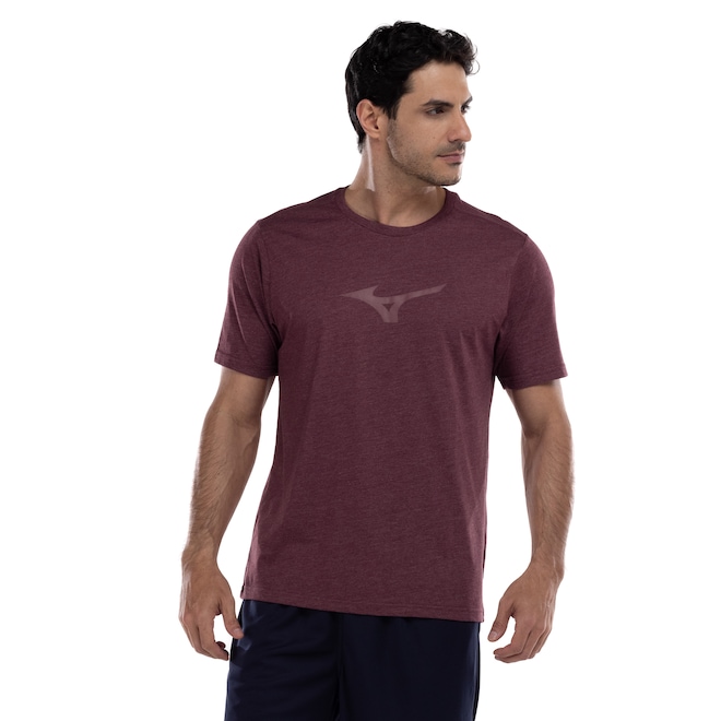 Camiseta Masculina Mizuno Manga Curta Lifestyle - Foto 1