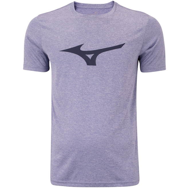 Camiseta Masculina Mizuno Manga Curta Spark Mescla - Foto 1