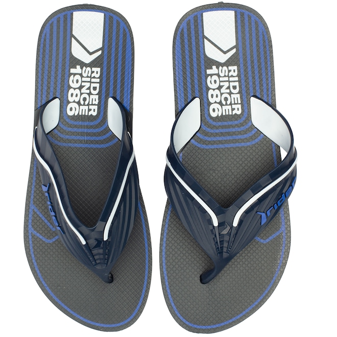 Chinelo Rider Way Logo Dedo Adulto - Foto 1