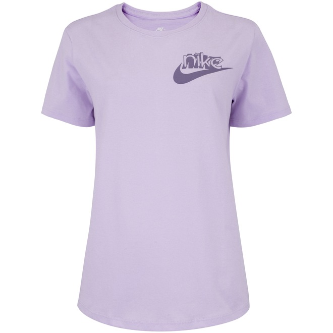 Camiseta Feminina Nike Manga Curta Club HBR - Foto 1