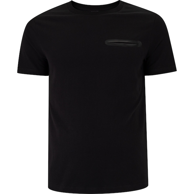 Camiseta Masculina Oxer Manga Curta Detalhe Bolso Externo Selado - Foto 1