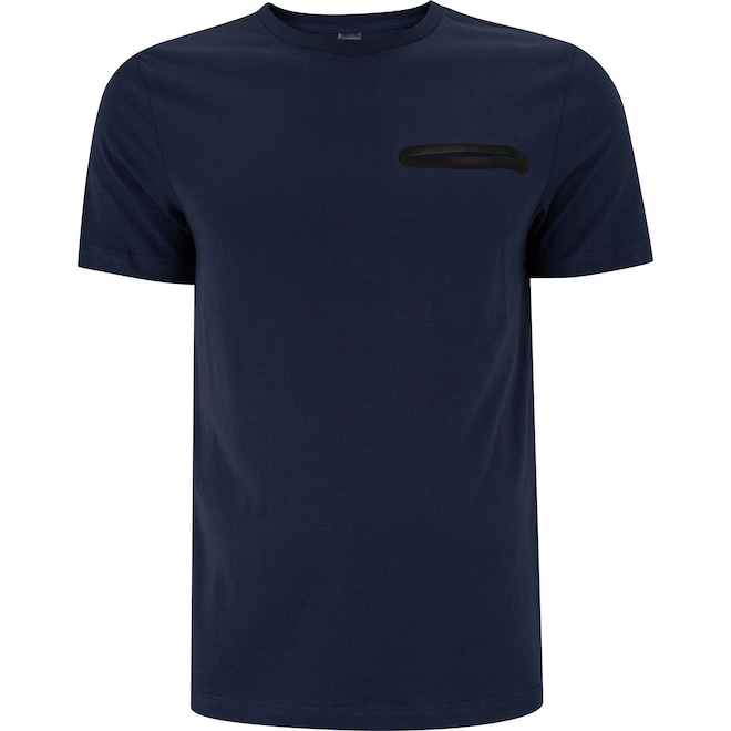 Camiseta Masculina Oxer Manga Curta Detalhe Bolso Externo Selado - Foto 1