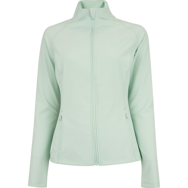 Jaqueta Feminina Oxer Ajustada Textura Bolso Selado - Foto 1