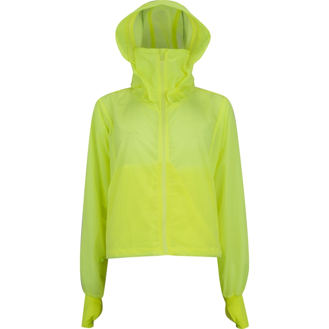 Jaqueta Feminina Corta-Vento Light Aba Removível Abertura para Dedo Oxer - Foto 1