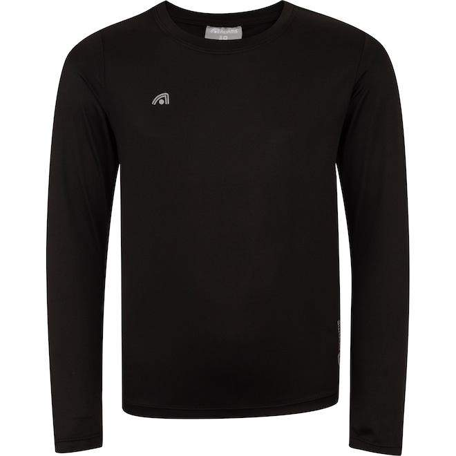 Camiseta Infantil Adams com Manga Longa Compressão Proteção UV Refletivo - Foto 1