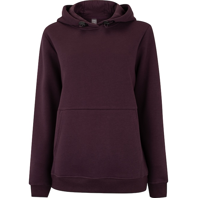 Blusa de Moletom Feminina Oxer com Capuz Canguru - Foto 1