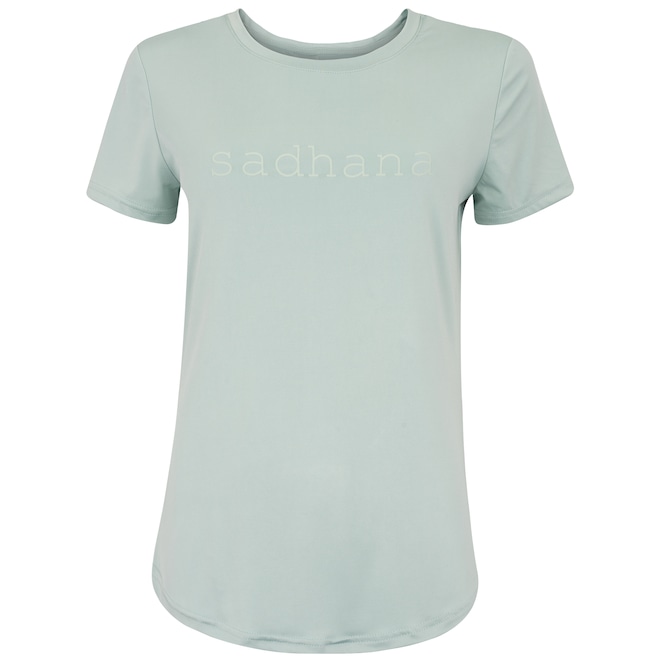 Camiseta Feminina Oxer Manga Curta Estampada Refletivo - Foto 1