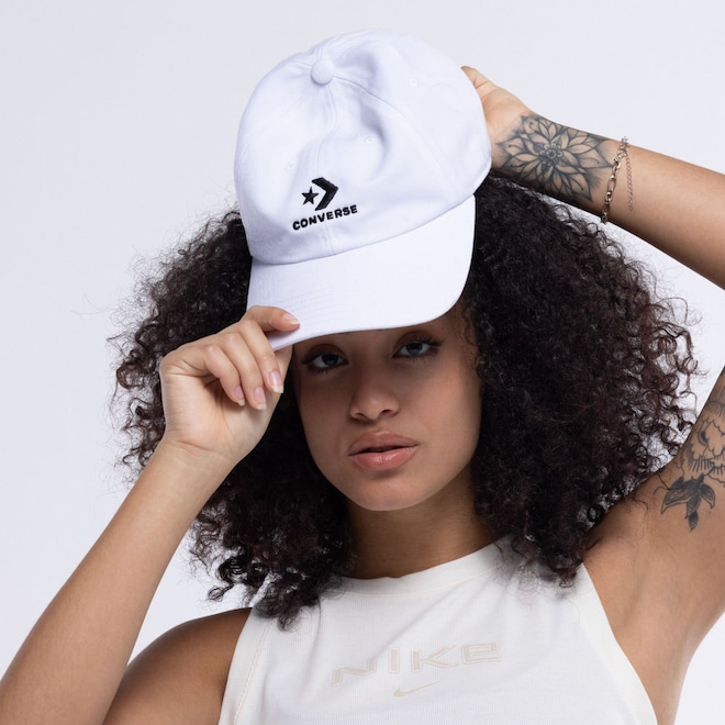 Boné Aba Curva Converse Strapback Lock Up Baseball - Foto 1