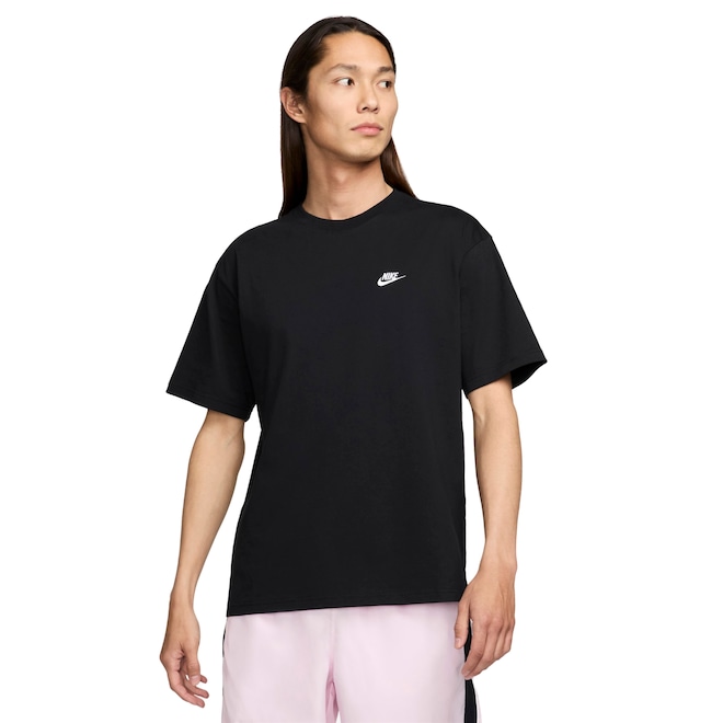 Camiseta Nike Manga Curta Sportswear Tee Club Max - Foto 1