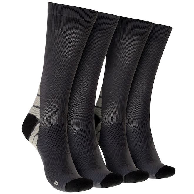 Kit 2 pares de Meias Nord Cano Longo Trilha Tamanho 34-38 Adulto - Foto 1