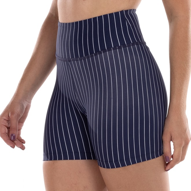 Bermuda Feminina Fila Future Sports Pinstripes Flow - Foto 1