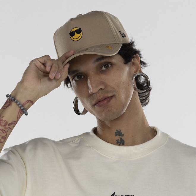 Boné Aba Curva New Era Snapback 940 AF Emoji Cam - Foto 1