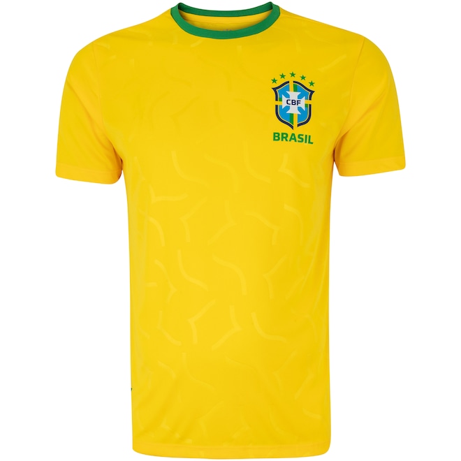 Camiseta da Seleção do Brasil CBF Masculina Dry - Foto 1