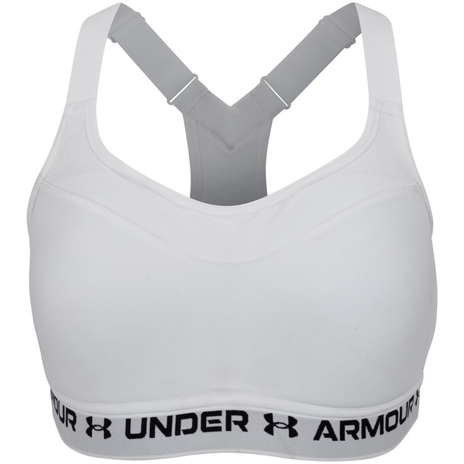 Top Fitness com Bojo Under Armour Alta Sustentação High Crossback Adulto - Foto 1