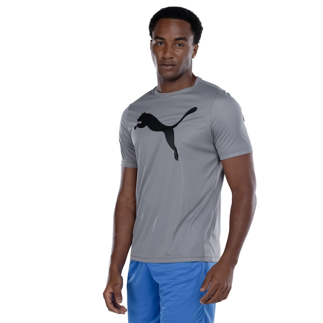 Camiseta Masculina Puma Active Big Logo Tee - Foto 2