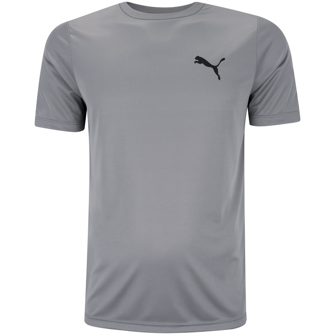Camiseta Masculina Puma Manga Curta Active Small Logo Tee - Foto 1
