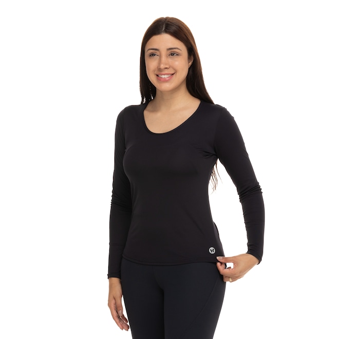 Camiseta Manga Longa Vestem Dry-Fit Felix Feminina - Foto 2